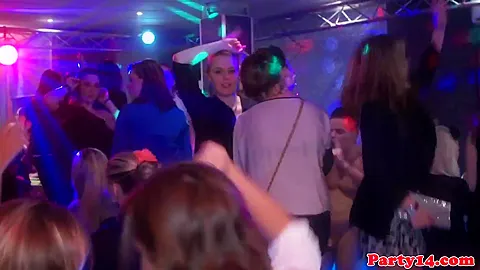 Real euro bachelorette gets cum on her tits