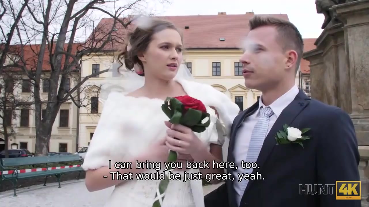 HUNT4K. Rich man pays well to fuck hot young babe on her wedding day