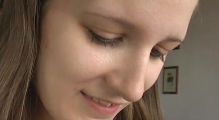 Lapdance by czech amateur student 18+ Radka