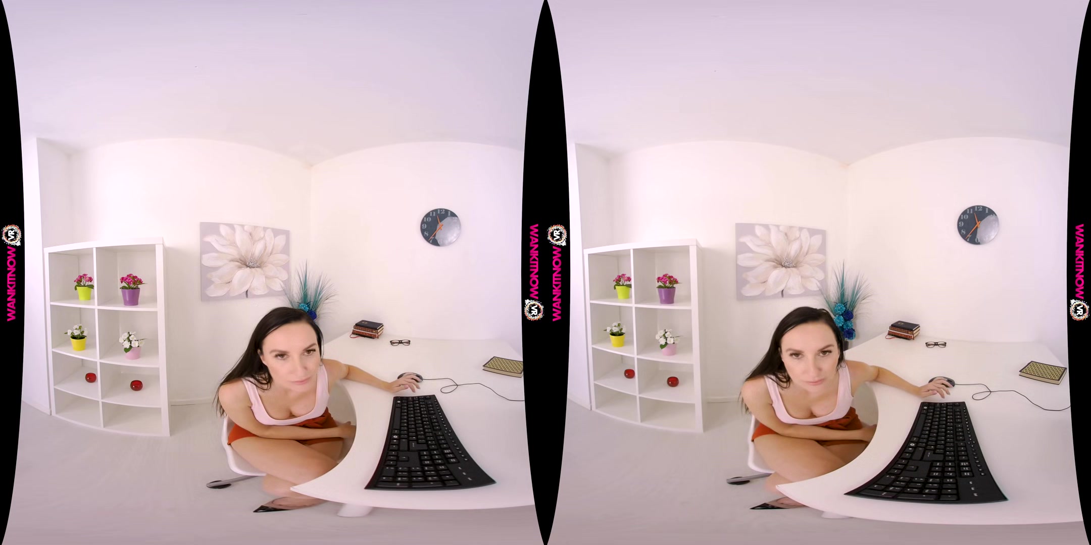 Wank For Work - Petite Brunette Fingering - Sexlikereal