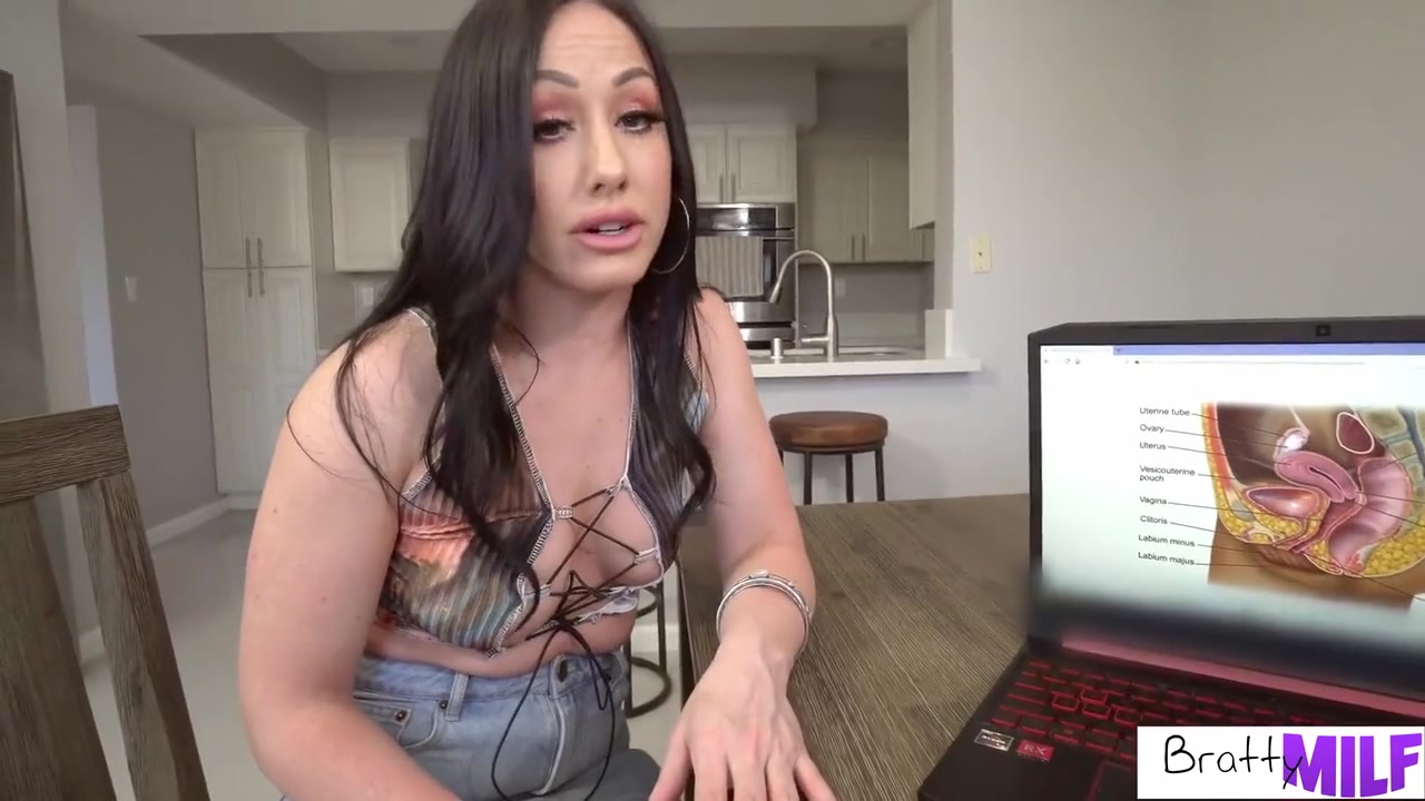 Free Premium Video Hot Brunette Milf Helps Stepson With Sex Ed With Jennifer White