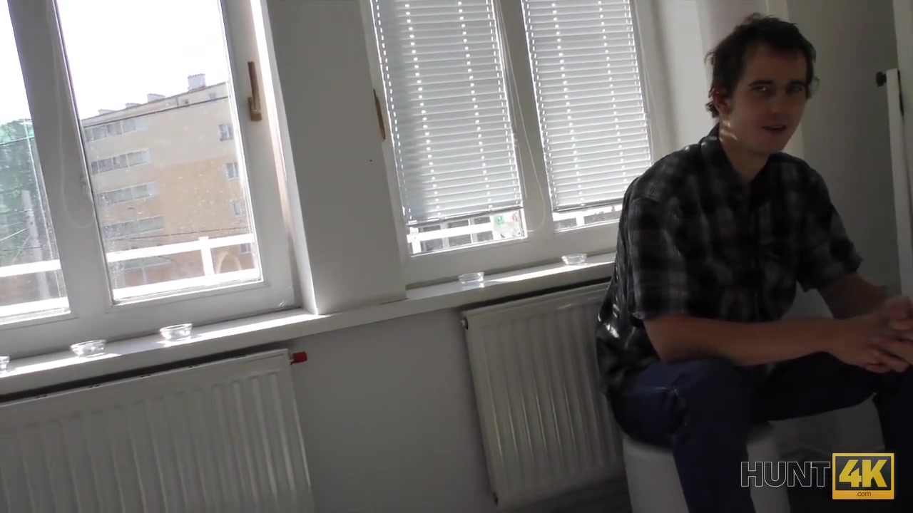 HUNT4K. Beautiful teen 18+ tries sex for money with skillful neighbor