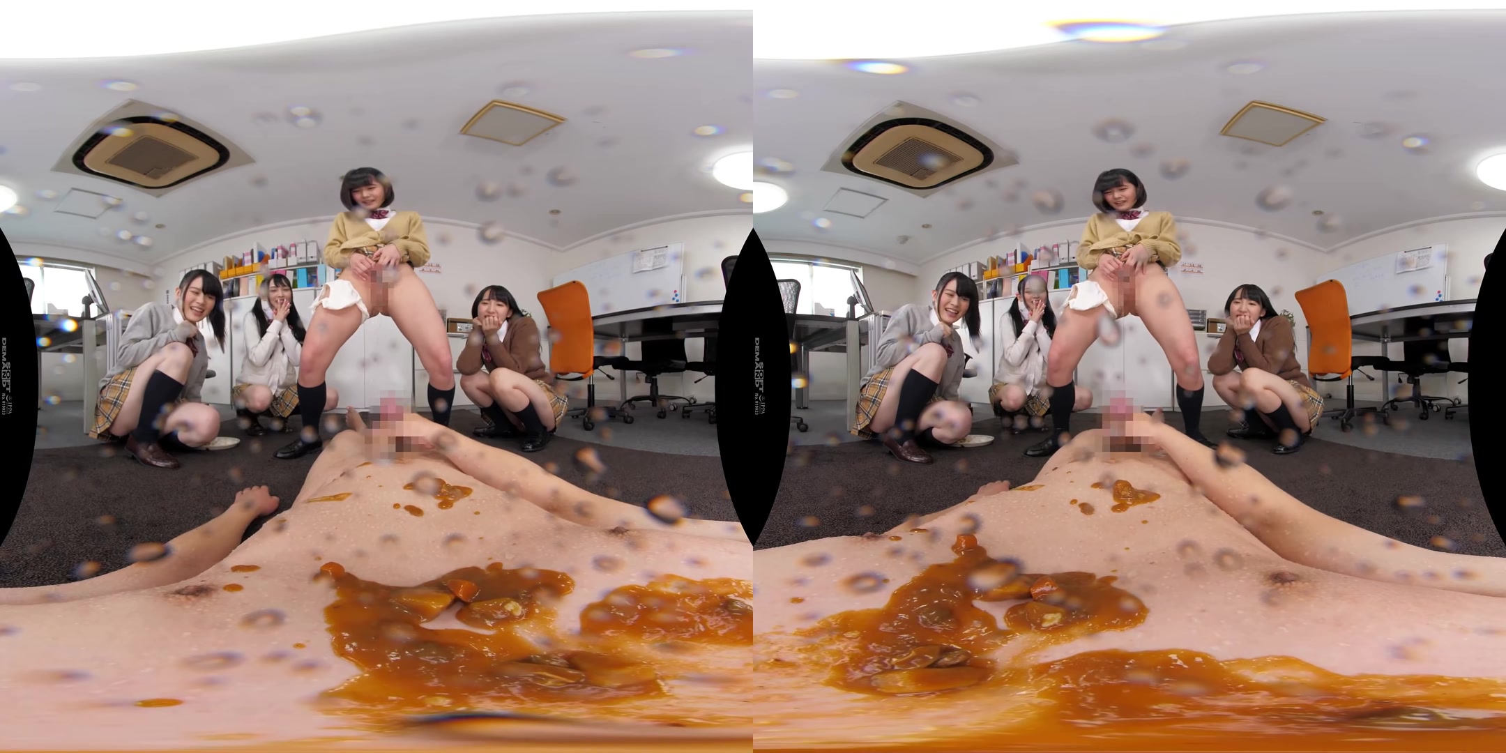 For True Masochists: The Roles are Reversed and 4 Slutty schoolgirls 18+ Gang up and Fuck You - SodCreate
