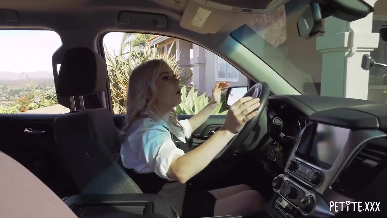 Blonde teen 18+ Valet Makes It Up To Guest With Her Tight Pussy and Blowjob