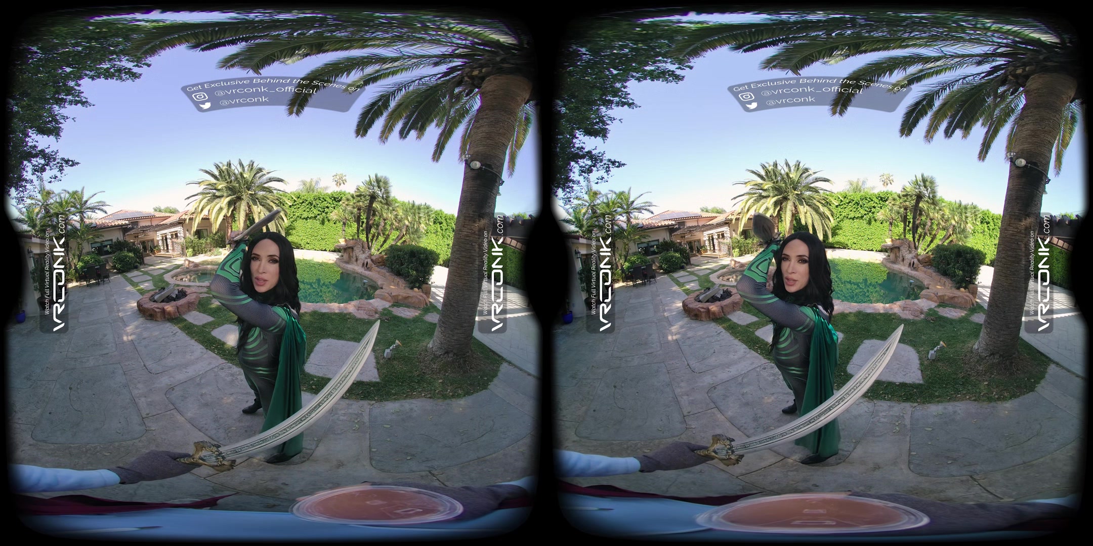 VR Conk brunette fucking cosplay Hela parody POV in VR Porn