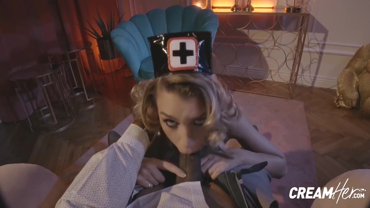 Blonde Nurse And Elena Vedem - Naughty Lets Her Patient Cum Inside Her Bald Pussy