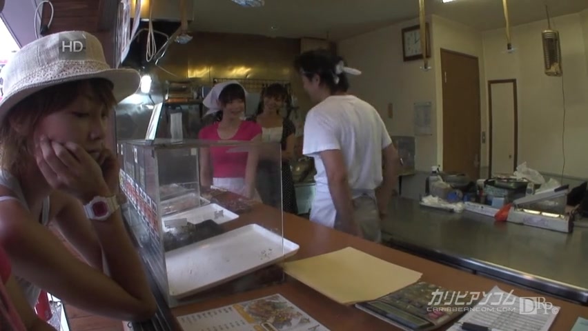 Yumemi Akubi, Kanou Hitomi Naughty Yakitori restaurant - Caribbeancom