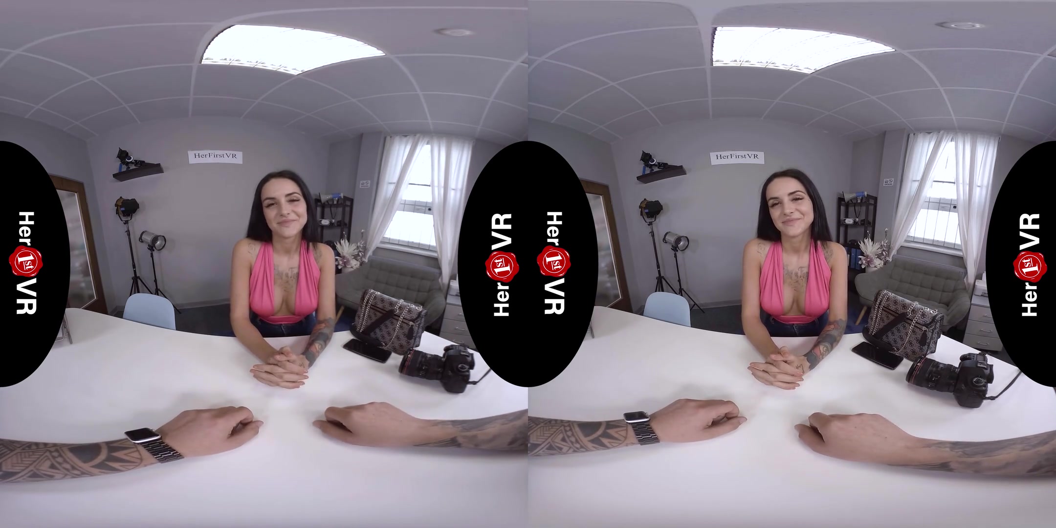 Barbie Esm - VR Casting; Big Tits Amateur Strip and POV
