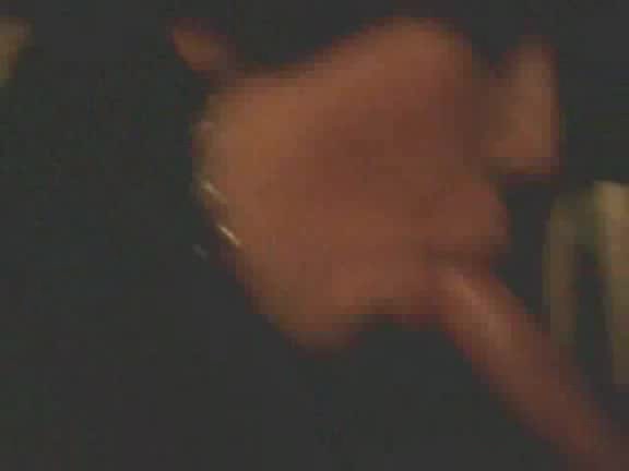 Brunette sucks my dick in the amateur footage