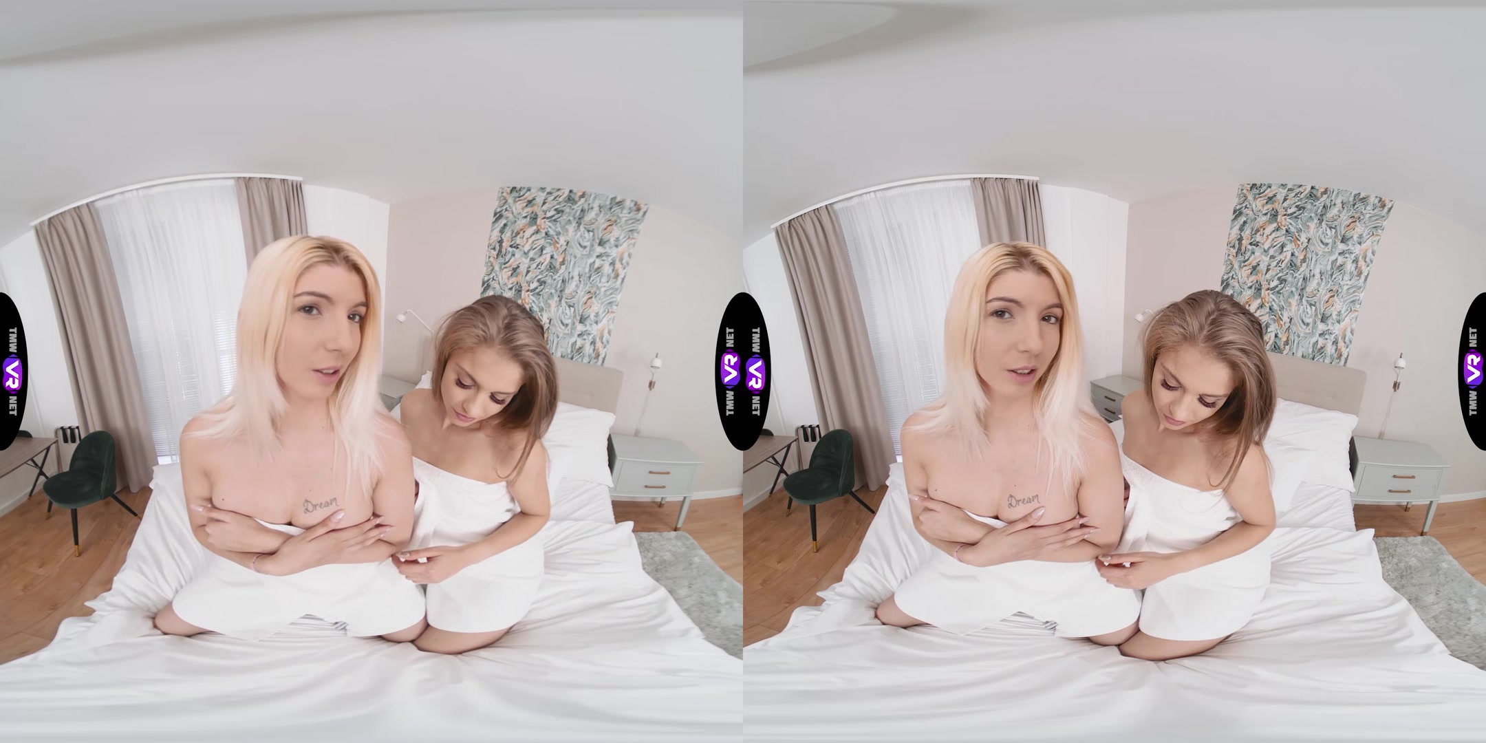 Spicy lesbian sleepover