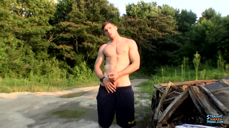 Elijah Returns For A Piss And Stroke - Elijah Knight - StraightNakedThugs