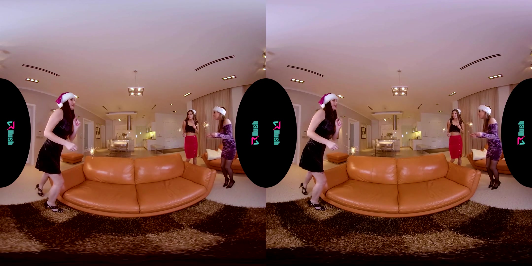 Cindy Shine & Antonia Sainz & Amanda Hill in I Brought A Special Present For Xmas! - VRHush