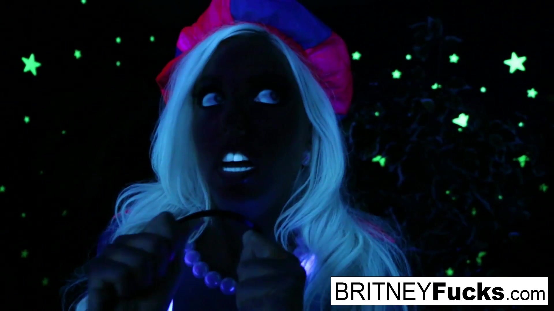 Britney Amber in 2 Hot Blondes Share Halloween Scare - BritneyAmber