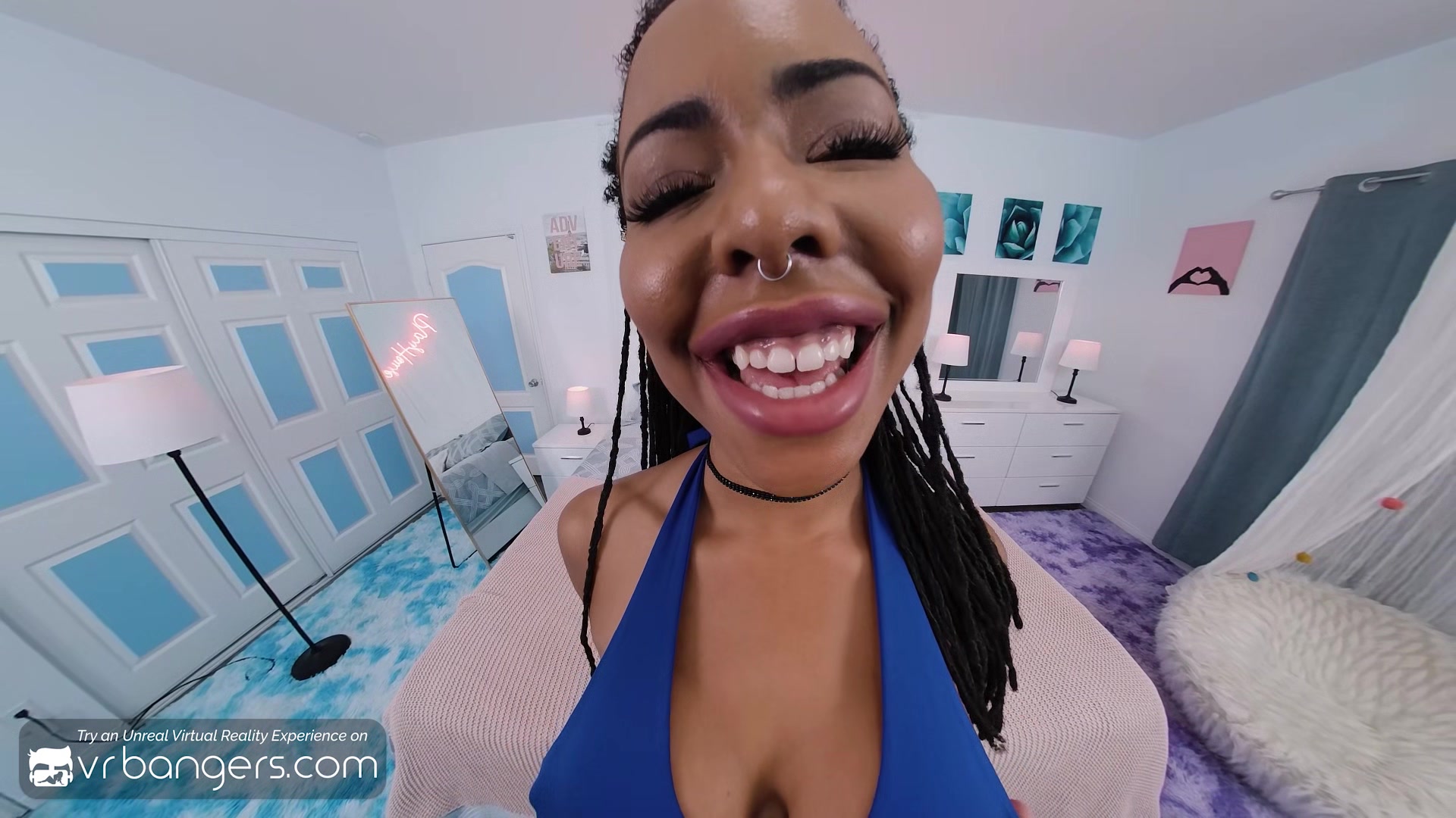VR Bangers Hot date with ebony goddess Kira Noir VR Porn