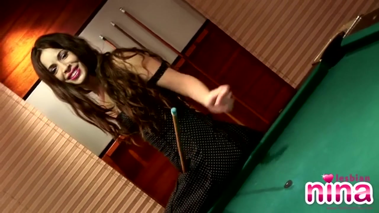 Hot slut lesbian nina goes solo