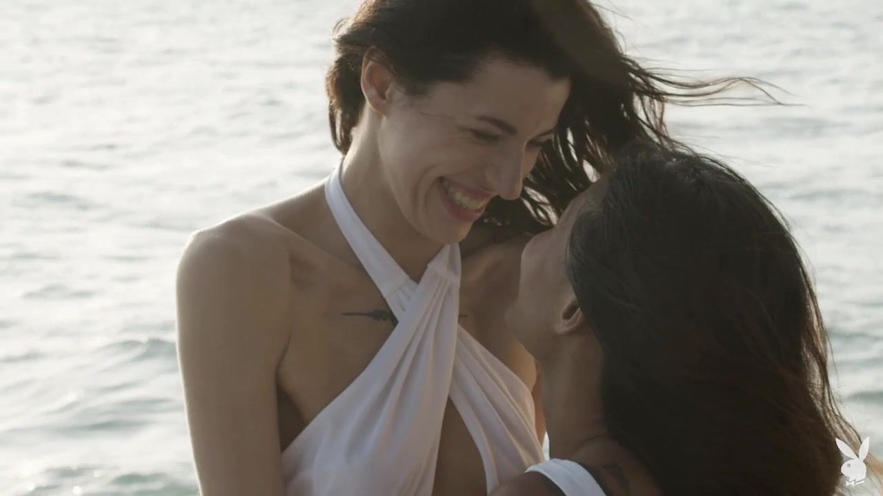 Maki and Oksana in Ocean Kiss - PlayboyPlus
