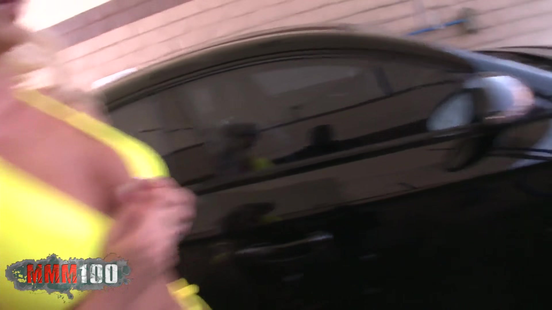 Car Wash And Pussy Fucking For This Horny Busty Blonde