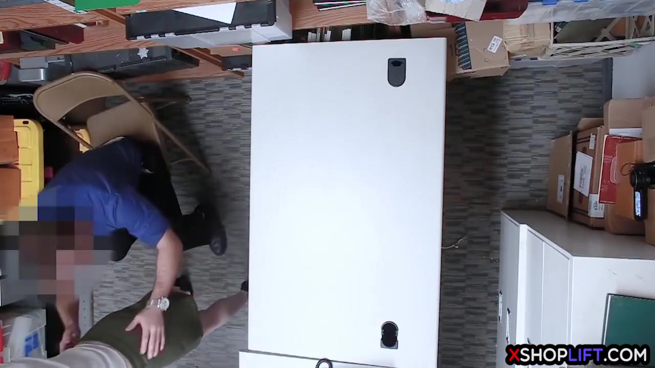 Hot Skinny Redhead teen 18+ Shoplifter Gets Caught Stealing
