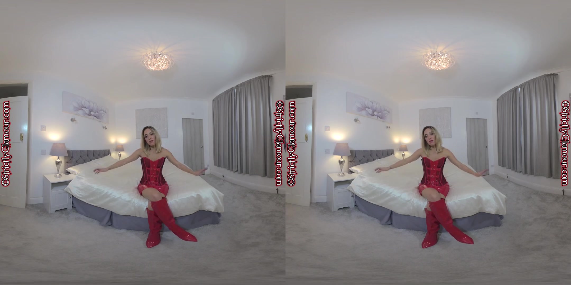 Losers Humiliation - Blonde Lingerie Leather Femdom Sexy