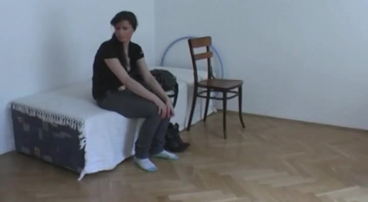 19yo Iveta has no limits at the 1st hardcore casting