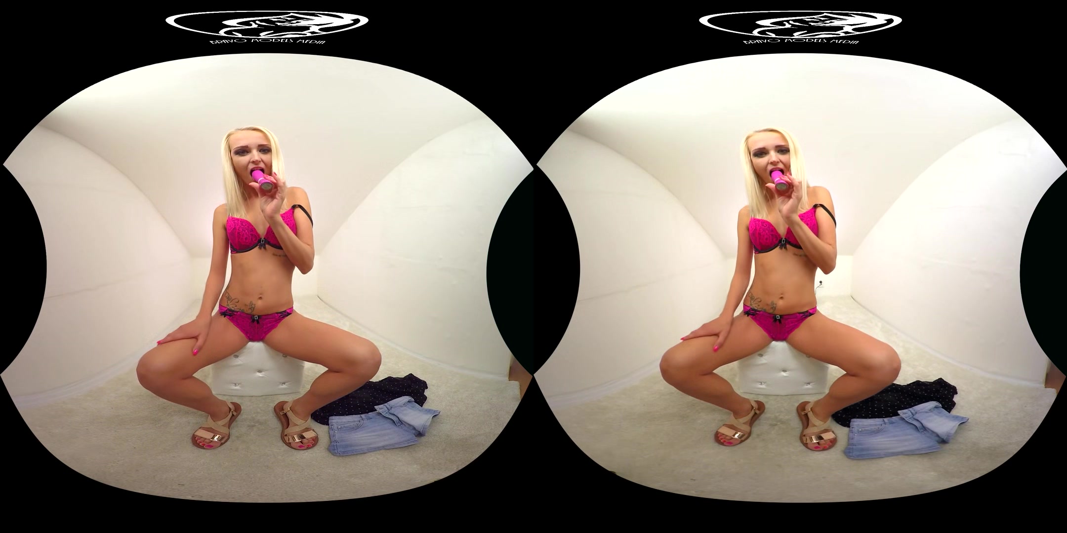 342 - Deborah; Young Fit Blonde Solo With A Toy