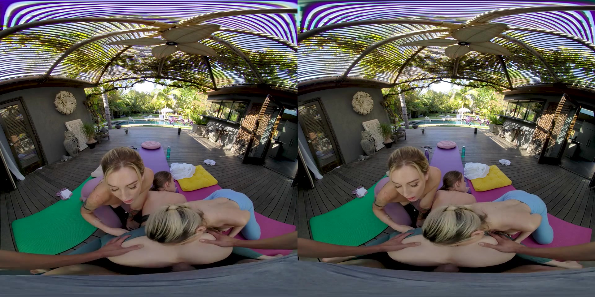 Charlotte Sins & Delilah Day & Laney Grey in Yoga Hosers VR Porn Video - VRBangers