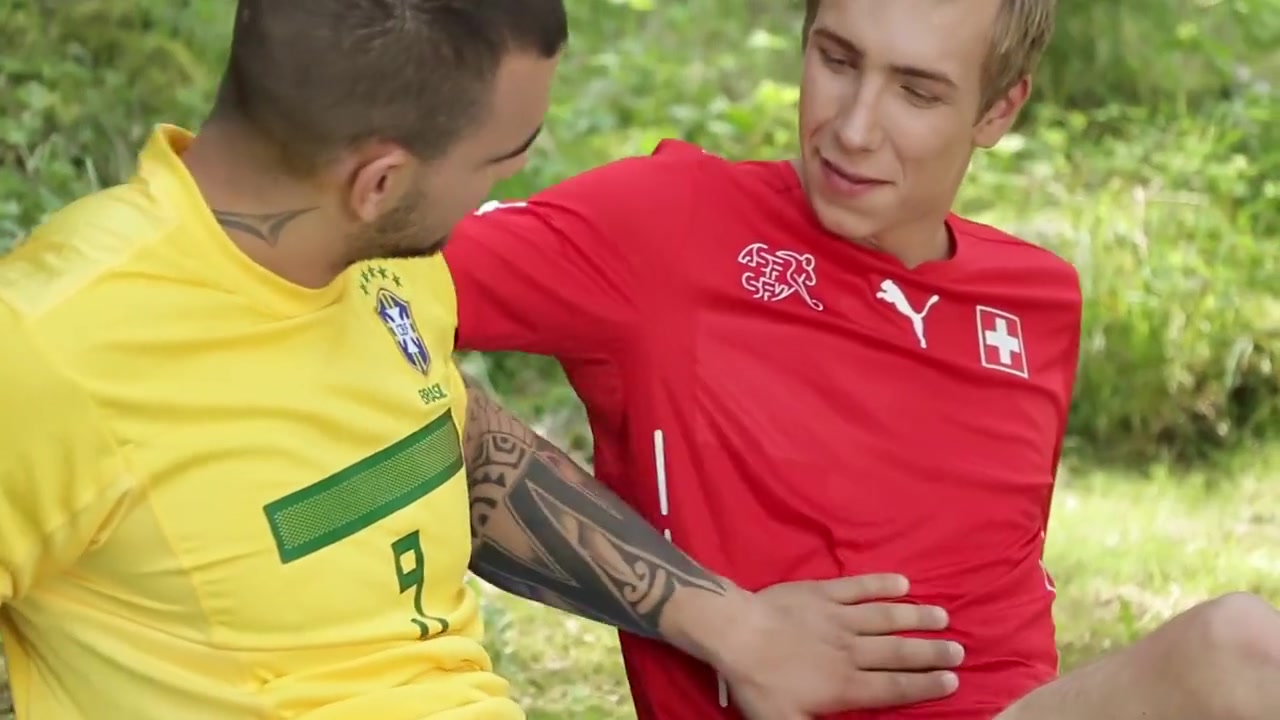 Anal Fuck With Two Hot Sexy And Very Horny Soccer Players