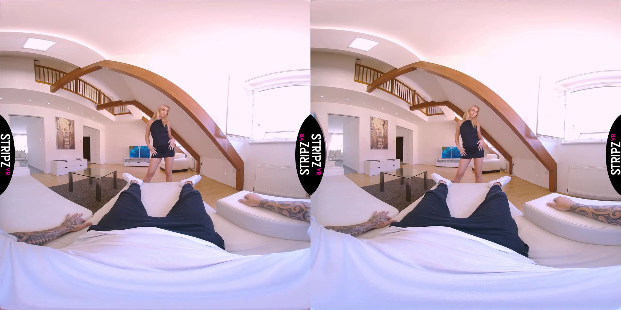 The Lapdance Experience - Blonde Pornstar Stripping One on One