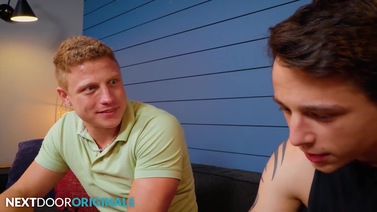 Stressed Out Hunk Roommie Dicked Down By Tatted Jock - Kyle Wyncrest And Logan Aarons