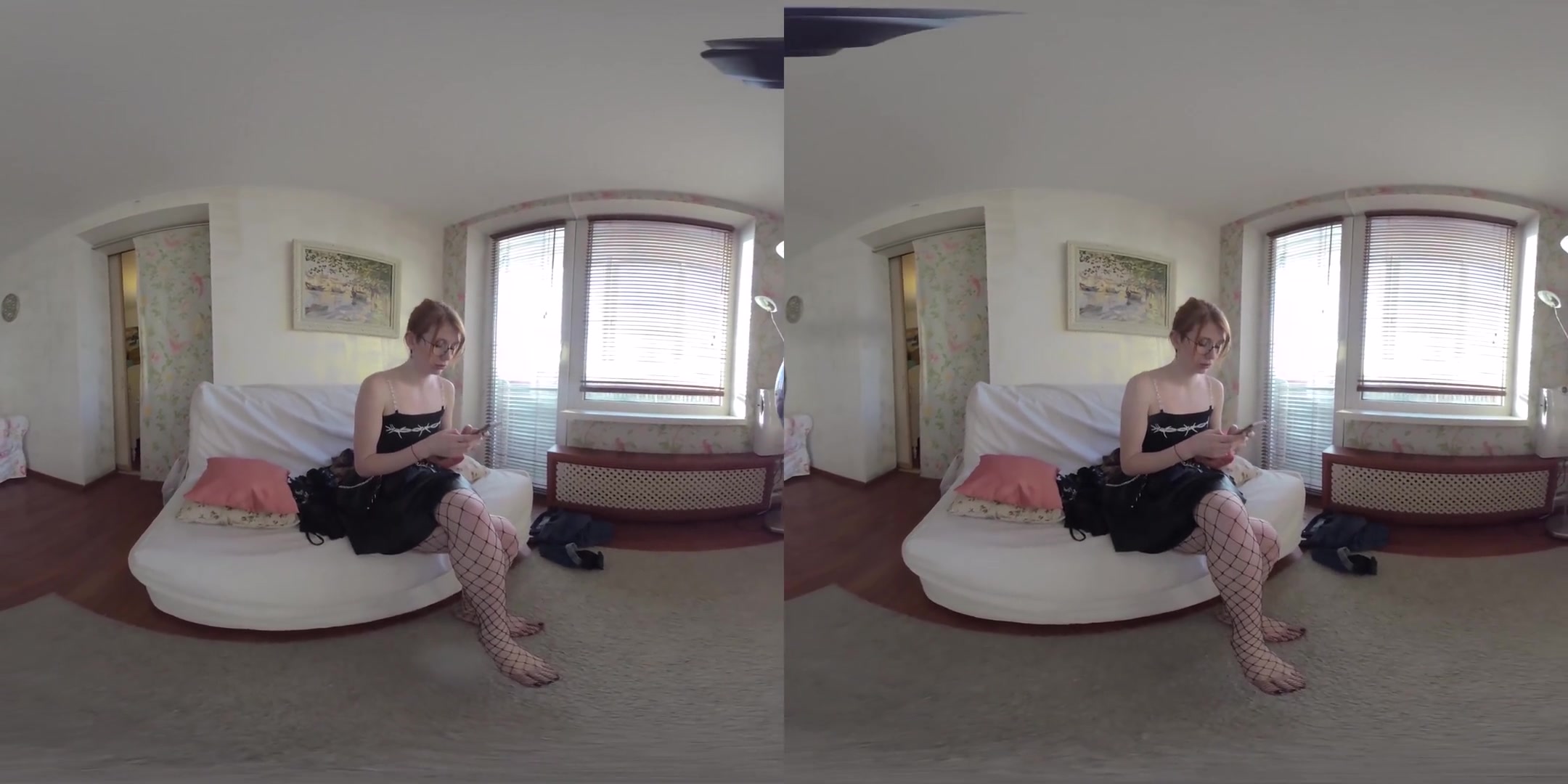 Hot Young Milinda Does Blowjob For Stepfather - Redhead Tattooed teen 18+ Amateur Blowjob