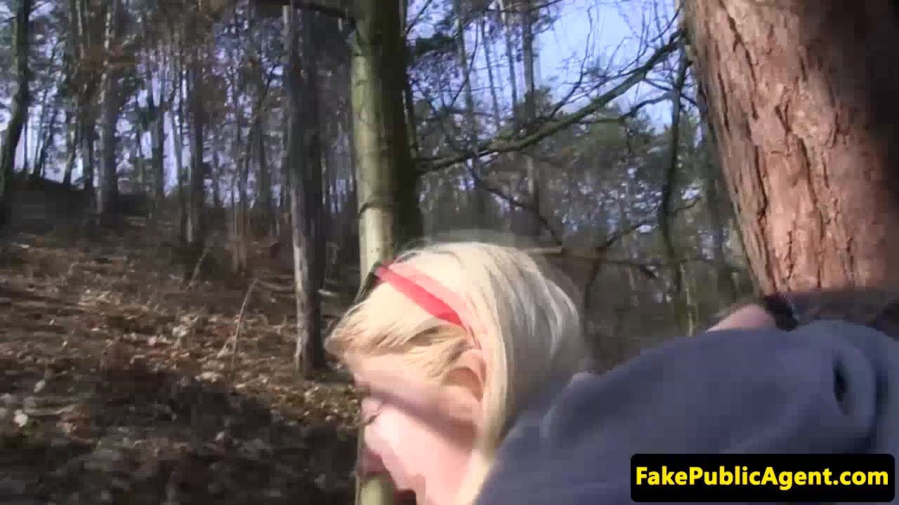 Amateur euro public fucked by imposter agent