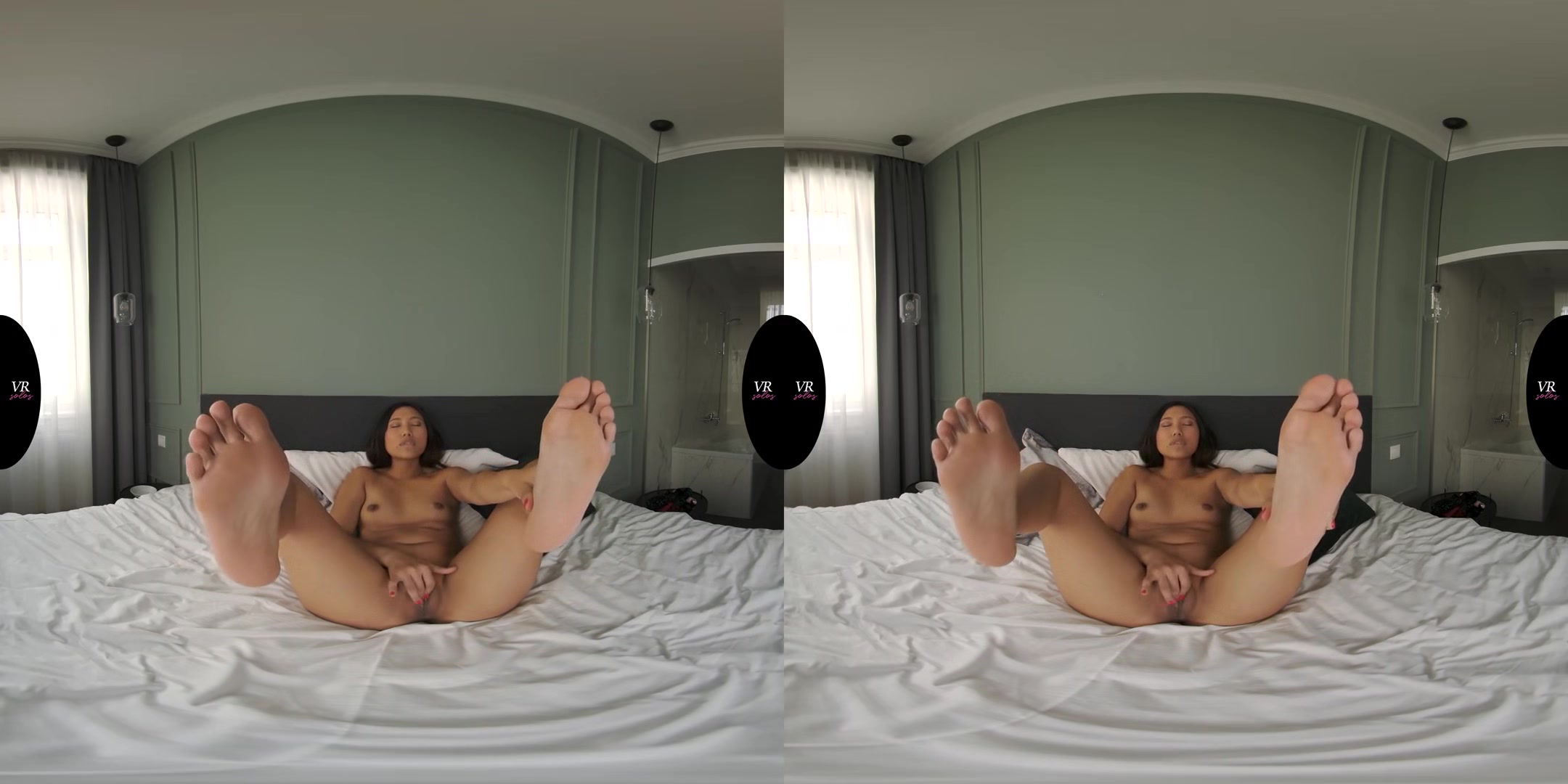 Asian Babe May Thai Loves To Masturbate In Front Of You - Cute Asian Babe Solo VR 3D Porn