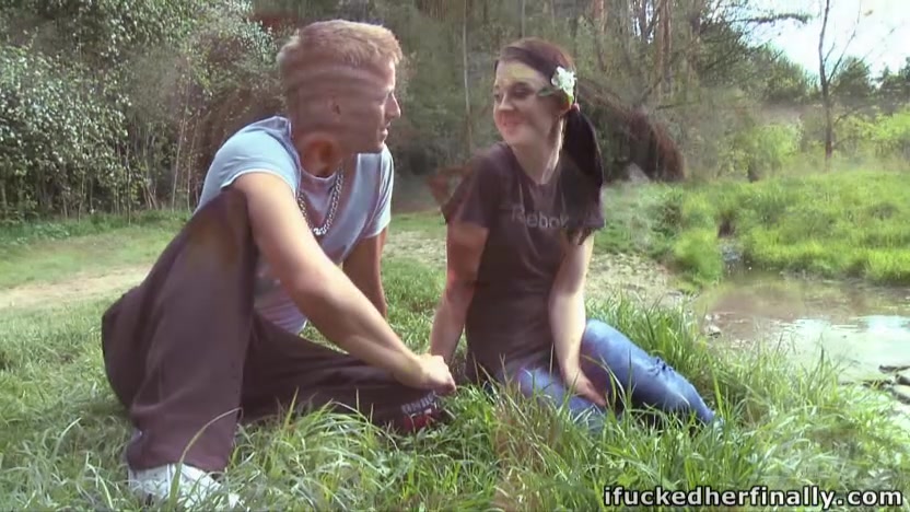 Against a tree, on the forest floor, it doesn't matter where he fucks her, he's just grateful he finally does get to fuck her