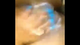 Playing with pussy