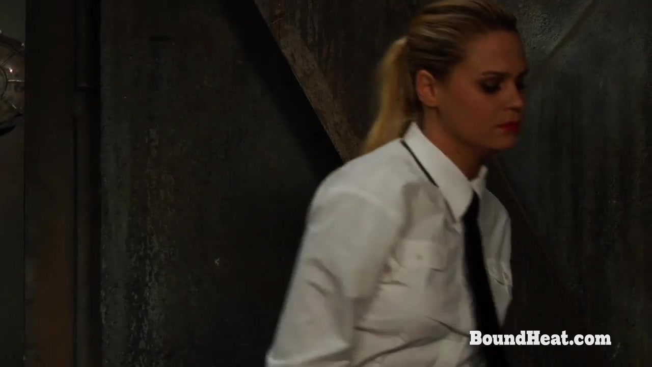 Dominant Madame Do Hardcore Whipping For Tied Up Lesbian Slave