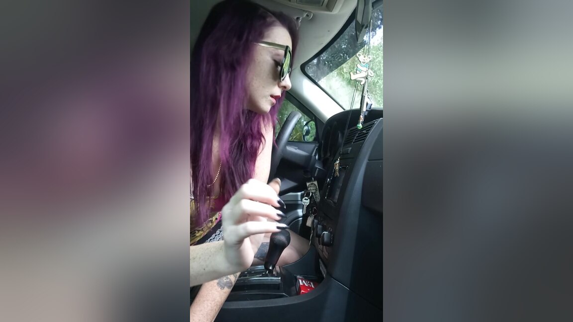 Public Masturbation In A Sports Car At The Park - Ladythetramp