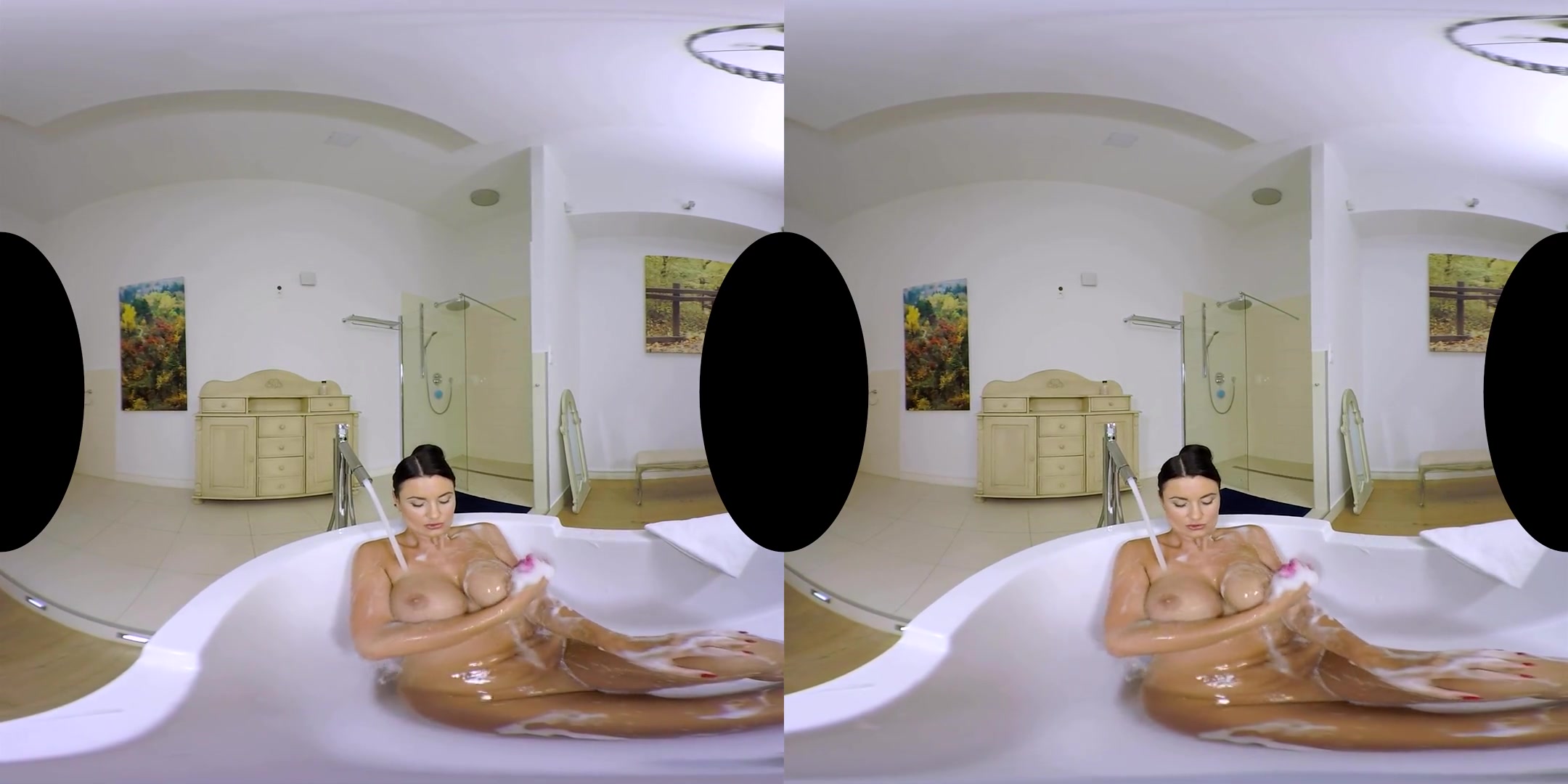 Ania Kinski in Bathroom Stalker - - RealityLovers