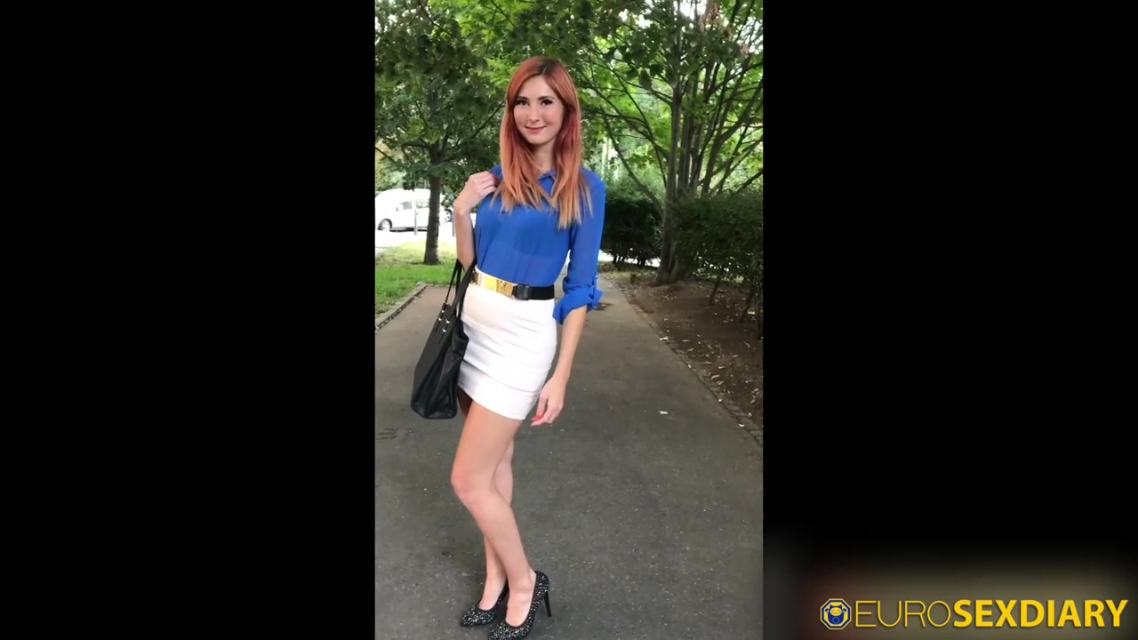 Redhead Fucked And Spermed On By Euro Sex Diary