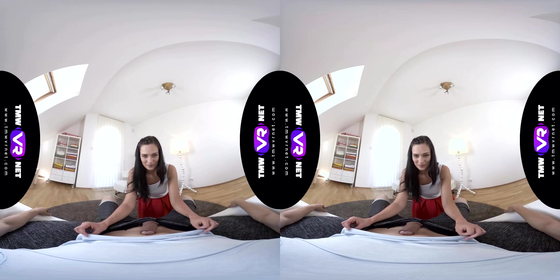 Hot Brunette Straddles A Boner - Cute Brunette Pov