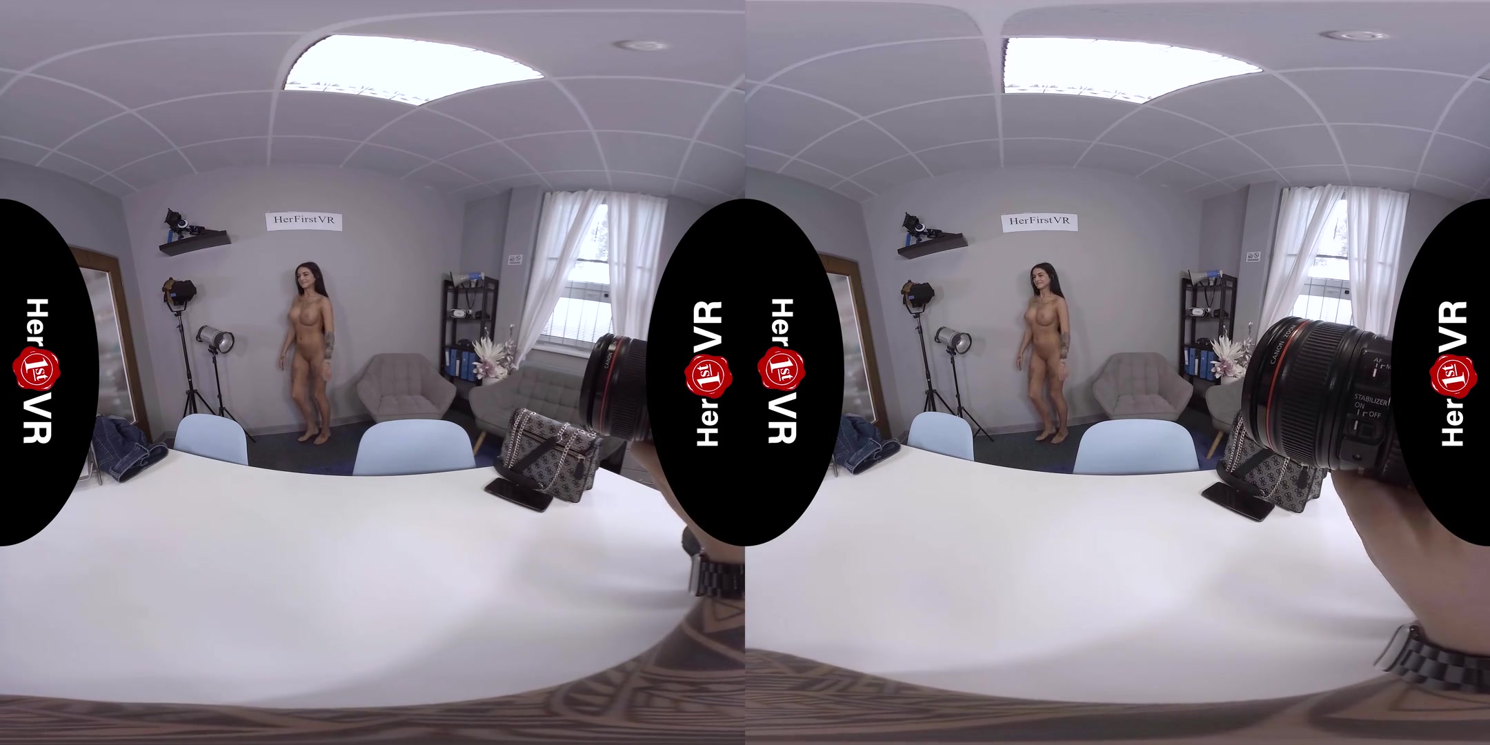 Barbie Esm - VR Casting; Big Tits Amateur Strip and POV