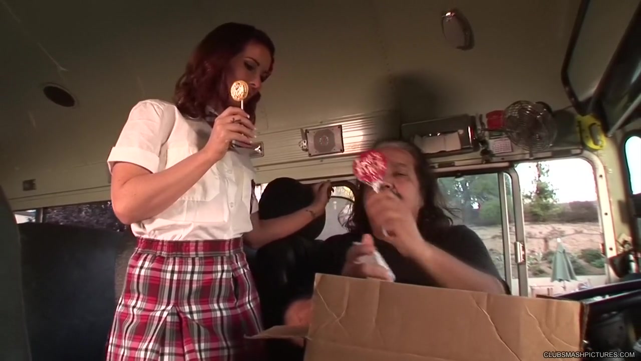 Mia Valentina Rides the Bus... Driver