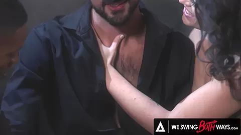 WE SWING BOTH WAYS - Victoria Voxxx Caught Husband Getting Sucked By Another Guy & Wanna Participate