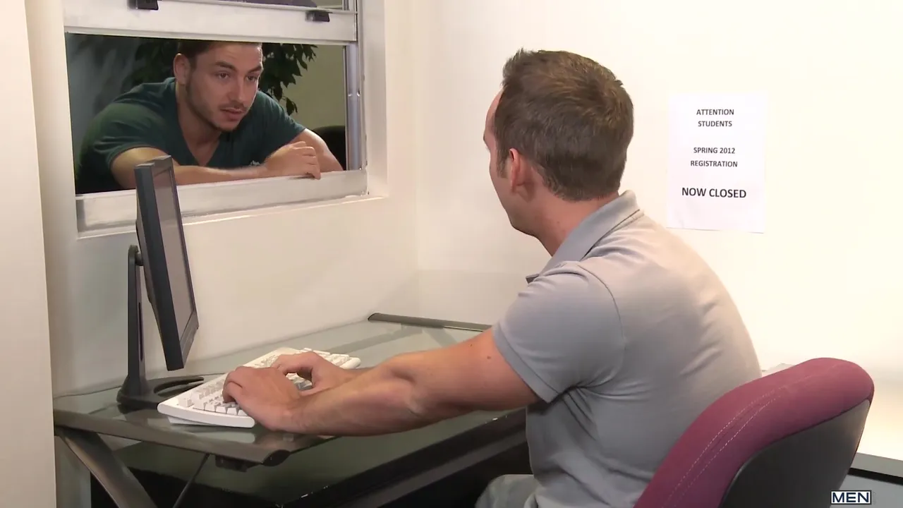 Marc Dylan And Devin Adams - Facial Frenzy In Class