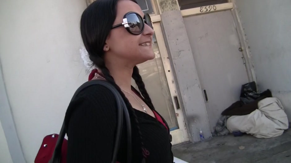 Sexy brunette gf merciless doggy fuck before the camera