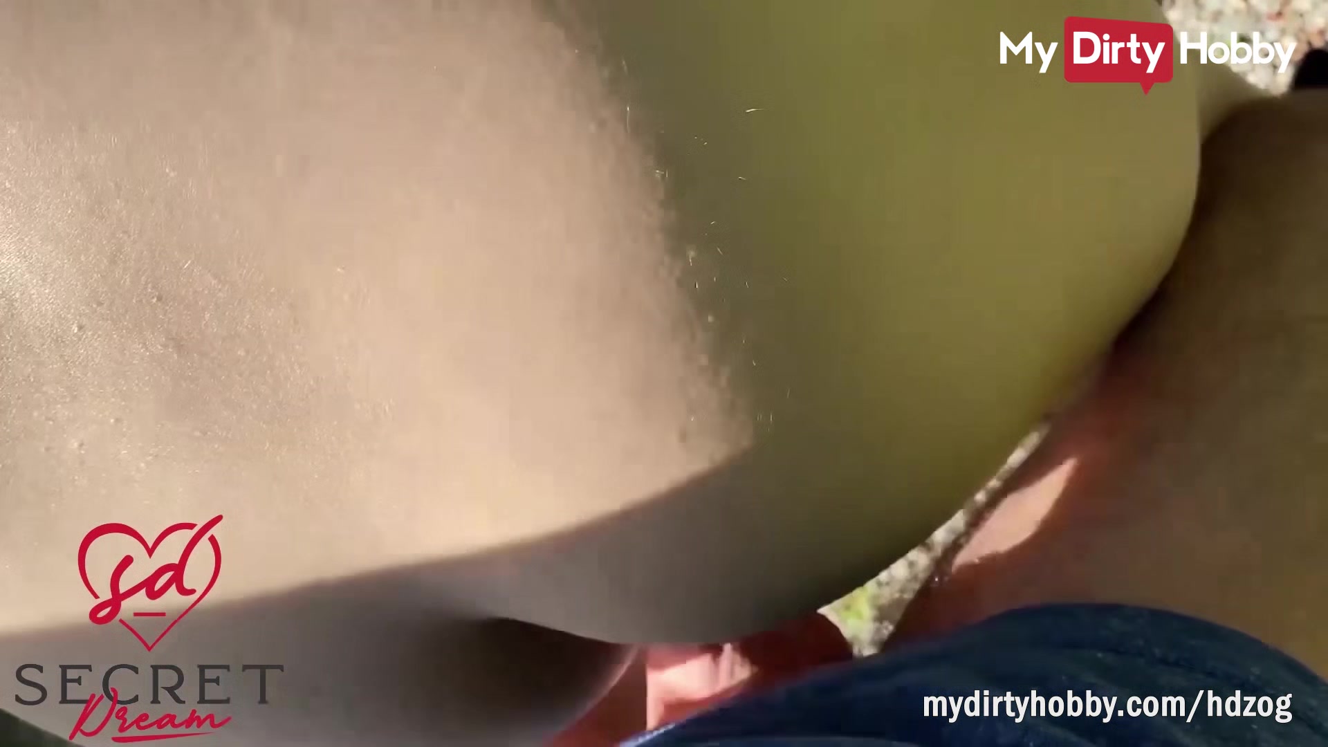 MyDirtyHobby - Cute blonde babe has her first outdoor fuck