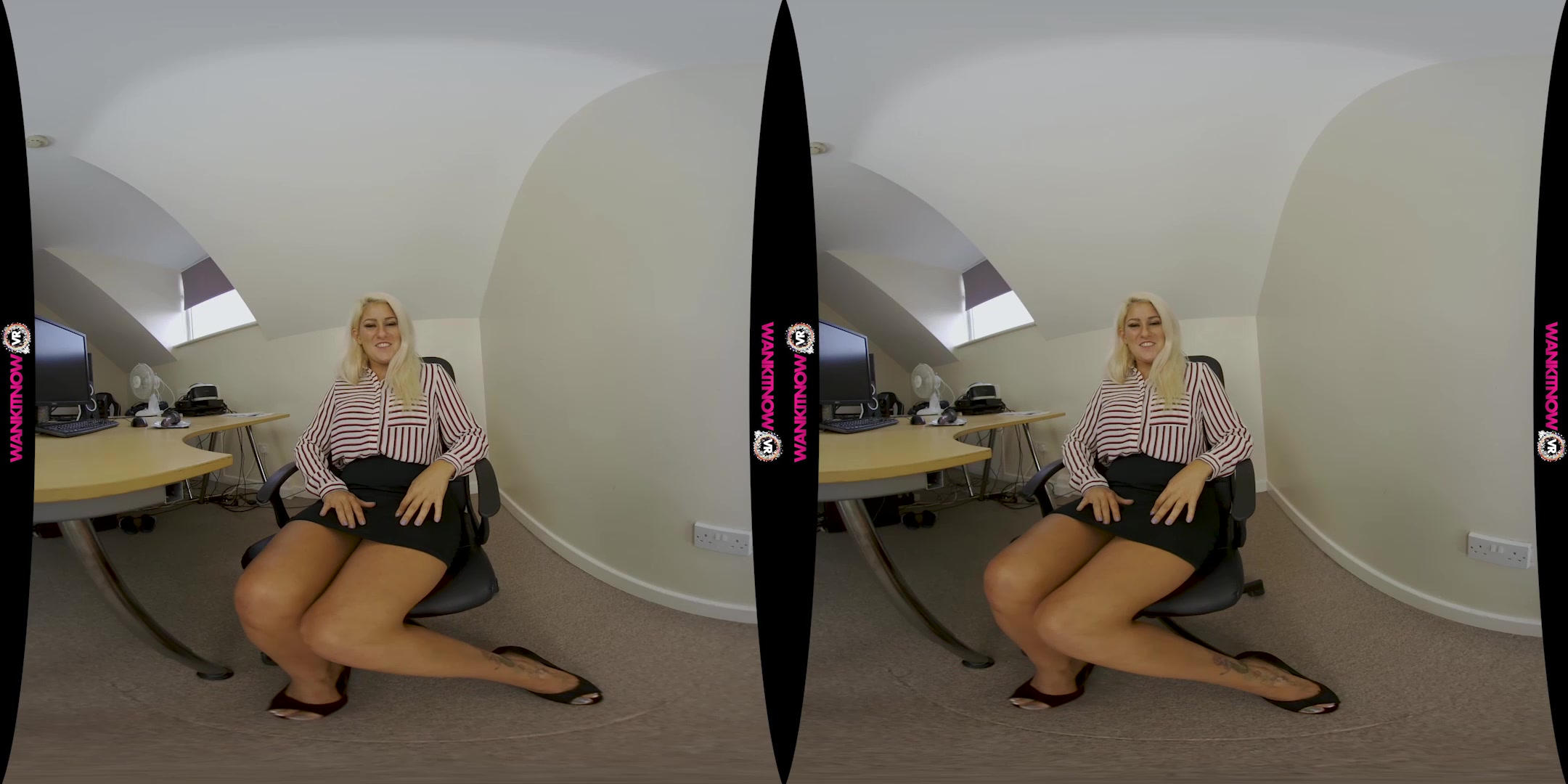 No Toys In The Office featuring Lu Elissa - WankitNowVR