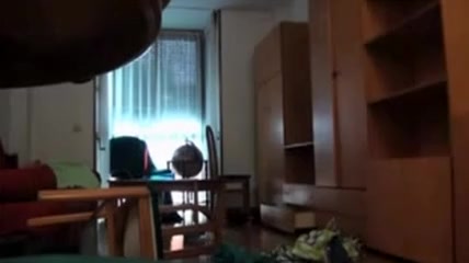 Amateur webcam records this blonde lassie pleasing this lad