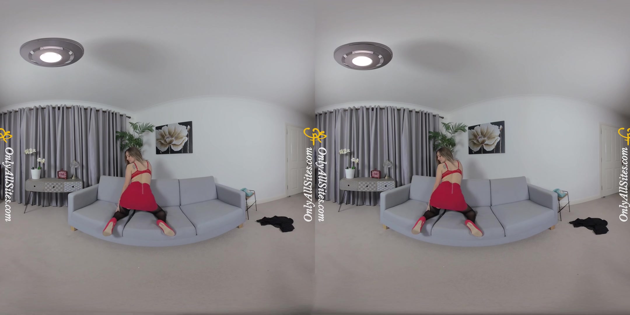 Suzi - Red Lingerie - OnlyTease