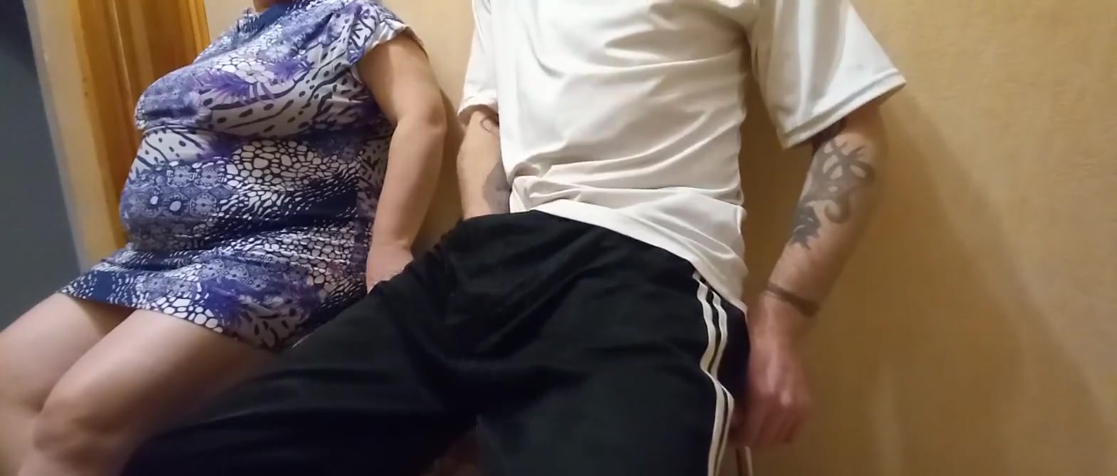 Cum After Masturbating My Dick With A Fat Bitch