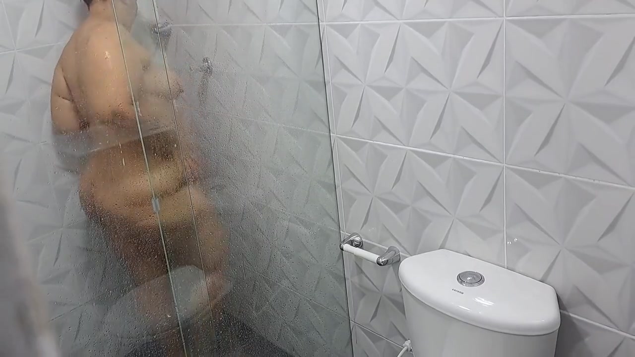 Big Ass Of Beautiful Bbw In The Shower
